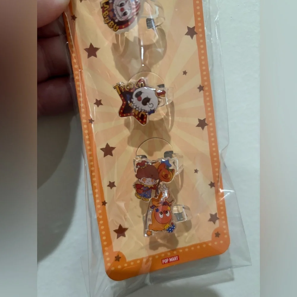 Authentic Why So Serious Labubu spinning rings